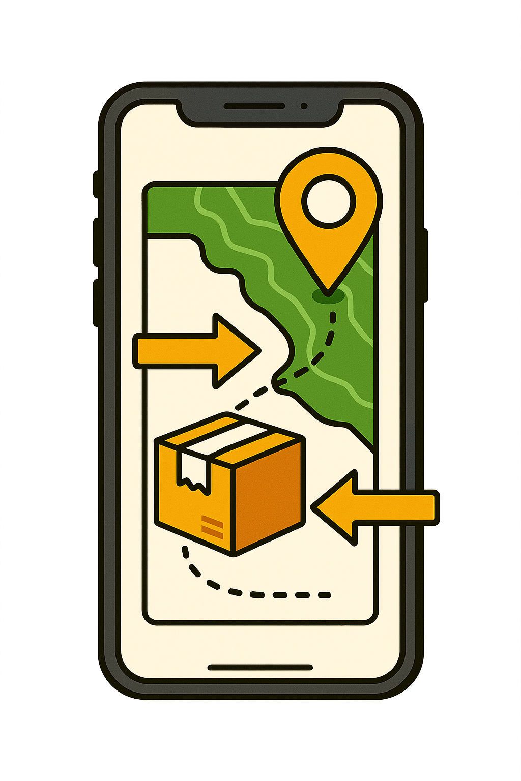 Paquete en movimiento